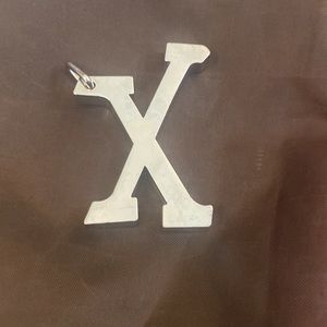 X keychain/charm about 2.5 inches